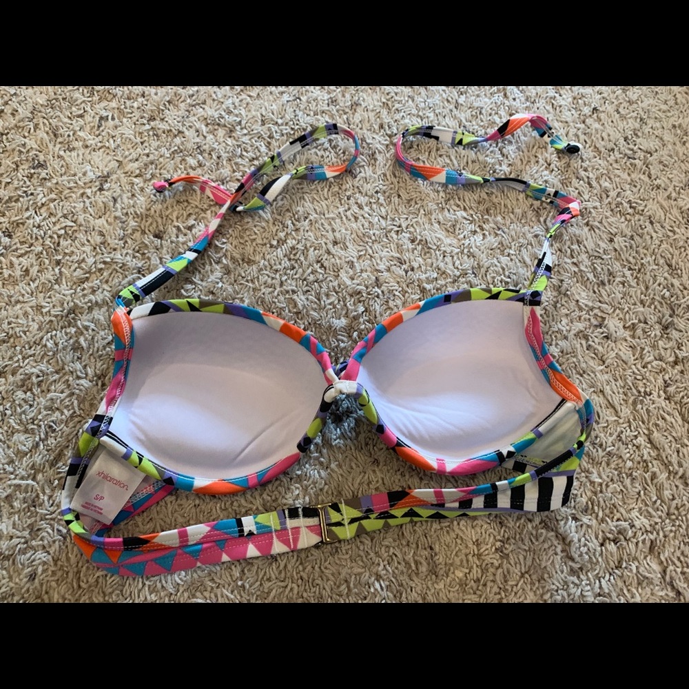 Abstract Multicolored Bikini Top - Picture 3 of 3